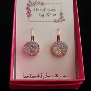 Earrings  nwot handmade. Sparkly